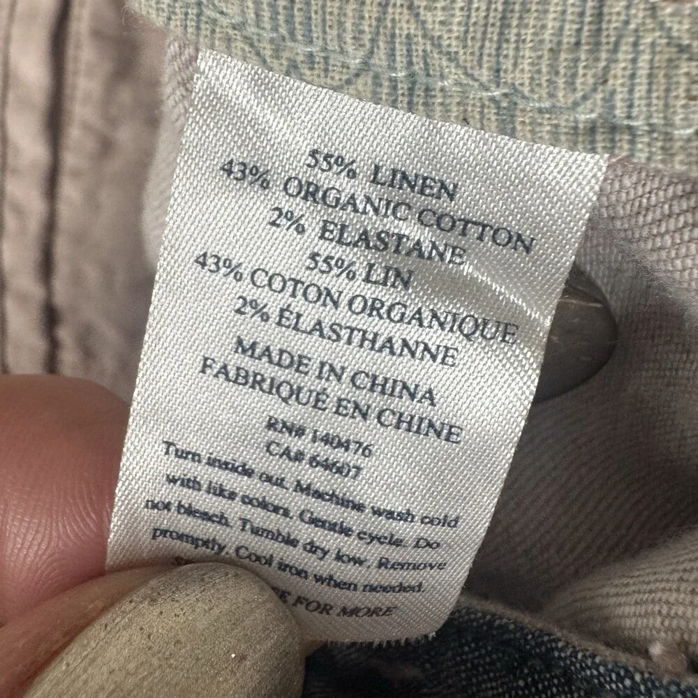Faherty Men's Chino Shorts Linen Blend Blush Pink 35 Preppy Coastal Beach Casual